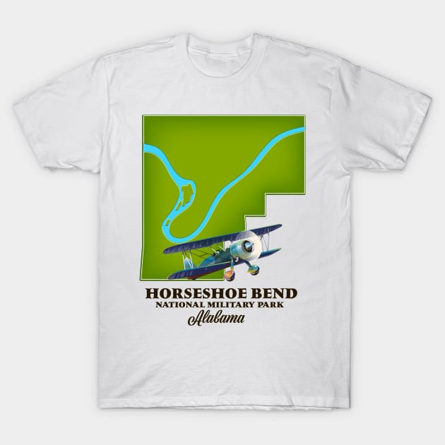 horseshoe bend national military park T-Shirt by nickemporium1